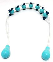 Full Body Massage Roller Rope – 38” Inch Portable Handheld Trigger Point Nodes Rolling Ball Self Massager Tool – Colors Vary