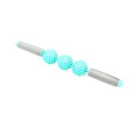 EasterJonerytimeYoga Spiky Ball Trigger Point Muscle Therapy Stick Roller Spiky Massage Rolling (Green)