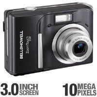 Bell and Howell Z10T-B ZoomTouch 10.0MP Touchscreen Digital Camera (Black)