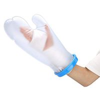 Adult Cast Cover for Shower, Waterproof Cast Cover Portable Reusable Cast Bandage Protector for for Shower and Bathing (Hand Cast Cover)