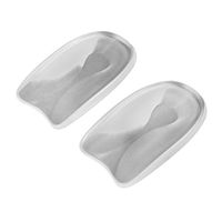 SUPVOX 1 Pair Gel Heel Cups Plantar Fasciitis Inserts Heel Spurs Cushion Inserts for Plantar Fasciitis Remission Heel Pain (S)