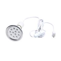DGXINJUN Red Light Infrared Therapy Bulbs 660nm and 880nm Led Lights for Skin and Pain Relief(Silver Light+Switch)