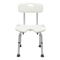 EtchedYelo Adjustable Height Bathtub Shower Chair Portable Shower Bench Chair Bathtub Stool Seat with Removable Back for Handicap, Disabled, Seniors and Elderly
