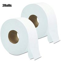 Toilet Paper Roll 4-Ply Bath Tissue Roll Ultra Jumbo Roll Paper Towels Soft White Tissue Household Roll Tissue Paper (2 Roll)