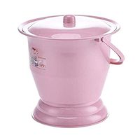 Qivor Children's Urinal Maternity Pot, Potty/Urinal Pot/Toilet Bowl Potty Potted Male and Adult Urine Bucket with Lid - Prevent Odor Escape (Color : Pink)