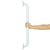 Vive Metal Grab Bar - Balance Handrail Shower Assist - Bathroom, Bathtub Mounted Safety Hand Support Rail - Stainless Steel Wall Mount for Handicap, Bath Handle, Elderly, Disabled, Injury (24 Inch)