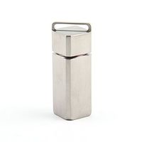 Tiremet Titanium Survival Waterproof Big Storage Capsule Pill Box Container Tool (Titanium)