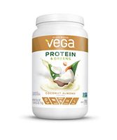 Vega Protein & Greens Coconut Almond (25 Servings, 26.5 Ounce)- Plant Based Protein Powder, Keto-Friendly, Gluten Free, Non Dairy, Vegan, Non Soy, Non GMO  - (Packaging May Vary)