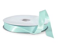 Aqua Value Double Faced Satin 7/8"x100 yds 100% Polyester Ribbon (3 Spools) - WRAPS-VDFS5022