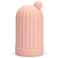 Hot Water Bottle, Bosiwee Hot and Cold Reusable Water Bags, Portable Hand Warmer for Hot Compress and Heat Therapy, Durable Silicone, Pink