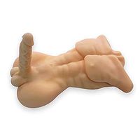 CS-SYX Enjoy Gift Men Gäy Pleasure 3 in 1 Lifelike Sêxy Dolly Sěx Doll Silicone Entity Lifelike Torso Love Doll for Women Men Gay Novelty Sweet Toy