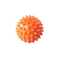 6.5cm PVC Spiky Massage Ball Trigger Point Sport Fitness Hand Foot Pain Relief Plantar Fasciitis Reliever Hedgehog,Orange