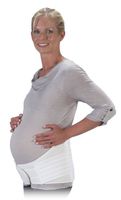 Bilt-Rite Mastex Health 8 Inch Mesh Maternity Support, White, Large