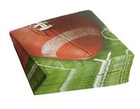 Northeast Home Goods Chalk Talk Football Disposable Paper Napkins 6.5-Inch, 50 Count