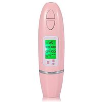 WMC 0~99.9% Skin Analyzer Precision 2 Colors Digital LCD Display Facial Body Oil Tester Handheld,Pink
