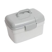 First aid kit LCSHAN Convenient Household Medicine Box Ultra-Light Portable Emergency Storage Box (Color : Gray)