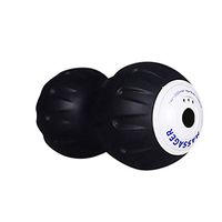 Electric Massage Ball, Vibrating Peanut Massage Ball, 3-Speed Intensity for Deep Tissue Massage Therapy, Fitness Yoga Massage Roller Ball Rechargeable for Pain Relief Muscle Recovery (Black)