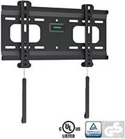 Ultra-Slim Black Fixed/Flat Low-Profile Wall Mount Bracket for TCL Roku Ready 55FS4610R 55" inch LED HDTV TV/Television