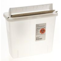 SWD85121 - Covidien Biohazard Sharps Containers By Covidien,Clear,5 Quart