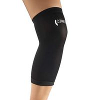 Copper Comfort Knee Brace Sleeve - Flexible Knee Brace for Injury Recovery, Guaranteed Highest Copper Content - Relieves Pain & Swelling, Suitable for Long Hours & Daily Use (S)
