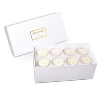 LAOHAO Aromatherapy Candle Frosted Glass Environmentally Friendly Plant Essential Oil Soy Wax Smokeless Candle 8 Piece Set Indoor Aromatherapy
