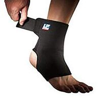 LP Ankle Support with Strap (Unisex; Black), XL (12-14.5ins)