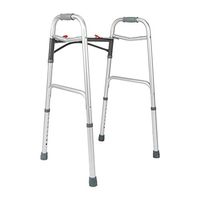 LOVEPET Foldable Arc H Rod Walker Equipped,Aluminum Alloy Armrests Collapsible,Height-Adjustable Lower Limb Rehabilitation Training Device for Helping Disabled People to Walk