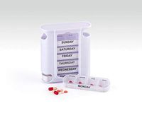 Pill Organizer and Medicine Box. 7 Day Pill Box for 4 Times a Day
