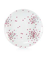 Whim by Martha Stewart Collection Mint Dots Salad Plate