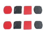 JMT 2pcs/each Flat Curved Adhesive Sticky Mount Super Sticker for Gopro Hd Hero2 Hero3 Camera Sport