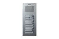 Commax 8-Button Audio Intercom Lobby Panel for 8-Apartment Building