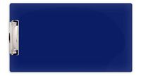 8.5 x 14 Clipboard Acrylic with 4" Low Profile Clip (Blue)