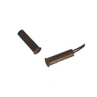 DC1651B14 ALEPH 3/8" PRESS TO FIT CONTACT WITH WIRE LEADS AND 1/4" BARE RARE EARTH MAGNET- BROWN SWITCH