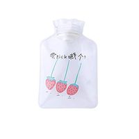 IMSHI Pack of 2 Cuddly Mini Hot Water Bottle/Hand Warmer - Cute Water Injection Hot Water Bottle Cartoon Mini Hand Warmers Mini Explosion-Proof Portable Hot Water Bottle