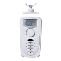 SABRE Wireless Motion Sensor Home Security Burglar Alarm with LOUD 120 dB Siren and 120 Degree Wide Angle Detection - DIY EASY Installation