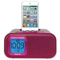 iHome IH22 Alarm Clock Speaker System for iPod/iPhone with 30 Pin (4G and Below)