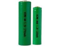 16 x AAA (1200 mAh) + 16 x AA (2700 mAh) NiMH Rechargeable Batteries