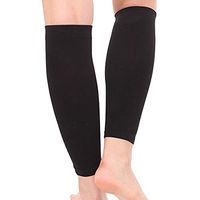 SKYFOXE Women's Footless Compression Socks 20-30mmHg Medical Calf Compression Sleeve Knee High Compression Stockings for Varicose Veins