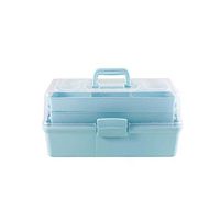 Large Medicine Cabinet Medicine Storage Box First Aid Kit Blue