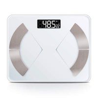 CGOLDENWALL Smart Body Fat Scale Wireless Bathroom Scale Digital Body Composition Analyzer with iOS and Android APP for Body Weight, Fat, Water, BMI, BMR, Muscle Mass (White, Charging Type)