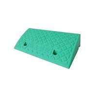 Plastic Ramp Pad, Indoor Step Uphill Pad, Family Garage Bike Wheelchair Service Ramp Durable Tire Protection Ramp (Color: Green, Size: 50 27 9cm) (Size : 50279CM)