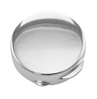 Premium Hand Made Italian Round Sterling Silver Engravable Pillbox
