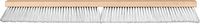 Super Sweep 36-Inch Gray Flagged Brush (6 Pack)