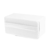 Knee Pillow for Back Sleepers & Side Sleepers Ergonomically Designed for Knee Support Sciatica Pain Relieving - White