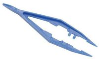 Forceps, Blue, 3-1/2 In L, Plastic
