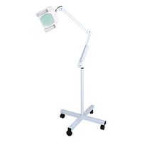 ElectroOptix Magnifying Lamp Beauty Lamp 5X Magnifying Glass Shadowless Cold Light Adjustable Angle Nail Tattoo Beauty,White