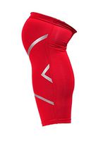 X-PRIN Xprin Calf Compression Sleeve Sports Unisex Leg Ankle Sun Protection One Pair (V LINE RED, Medium)