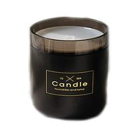 Rosiest 280ML Ultrasonic Air Humidifier Candle Romantic Soft Light USB Essential Oil Diffuser Car Purifier Aroma Anion Mist Maker (Black)