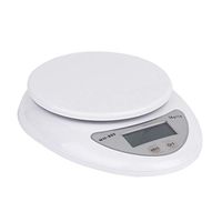 shlutesoy 5-150kg Digital Electronic Glass Bathroom Round Transparent Weighing Scale Tool