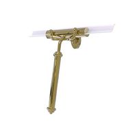 Allied Brass SQ-20 Shower Smooth Handle Squeegee, Unlacquered Brass
